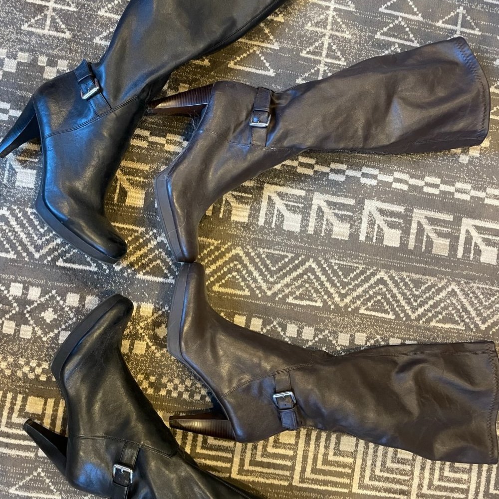 Nine West Leather High Heel Knee high boots sold separately